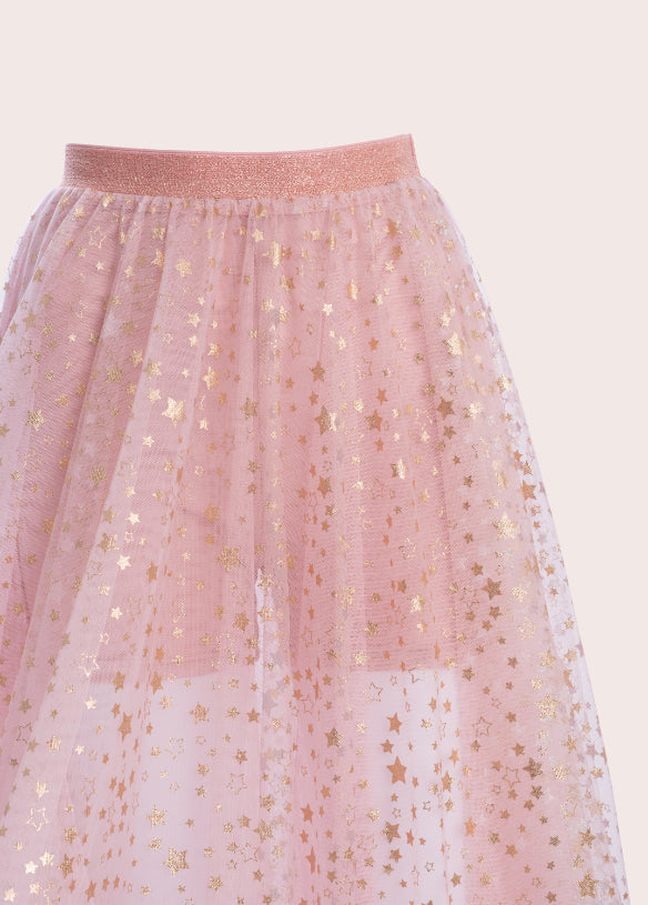 Pink Gold Star Tulle | 2