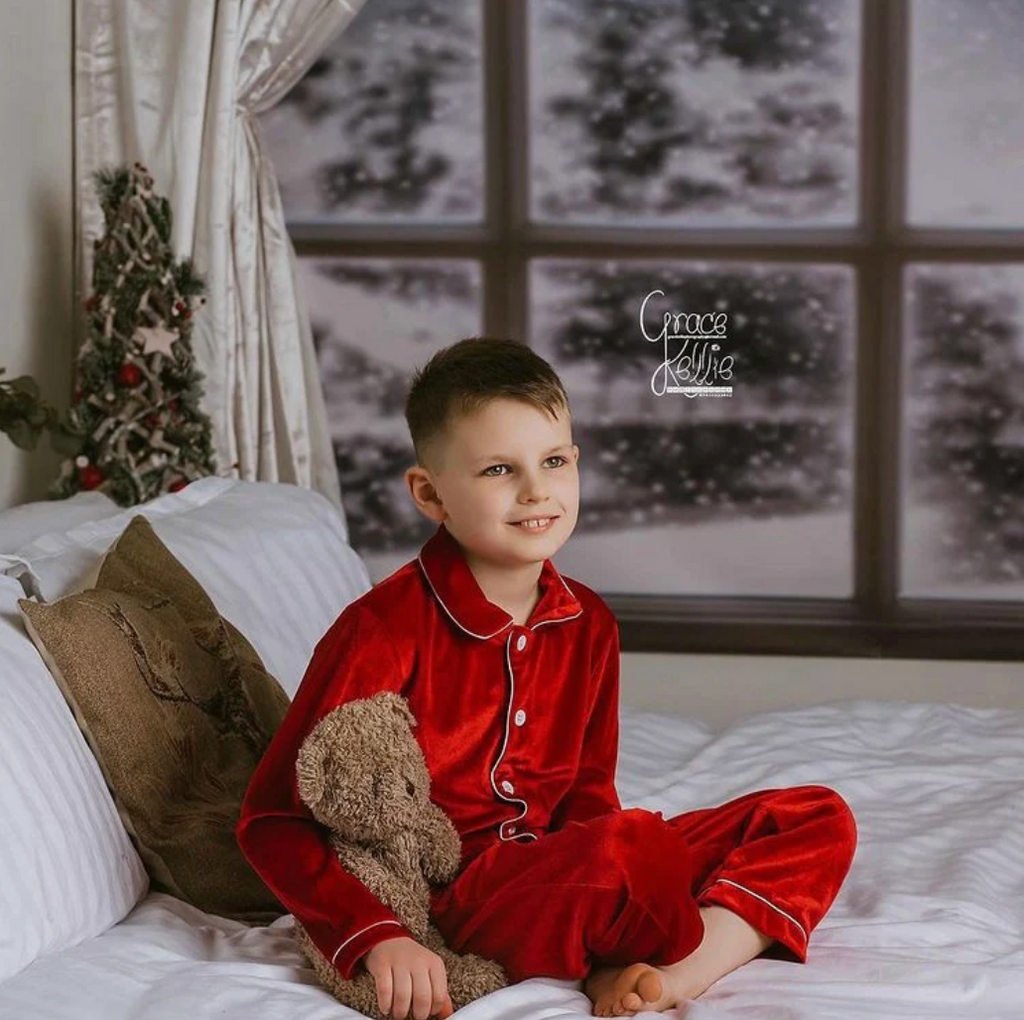 Christmas clearance pajamas boys