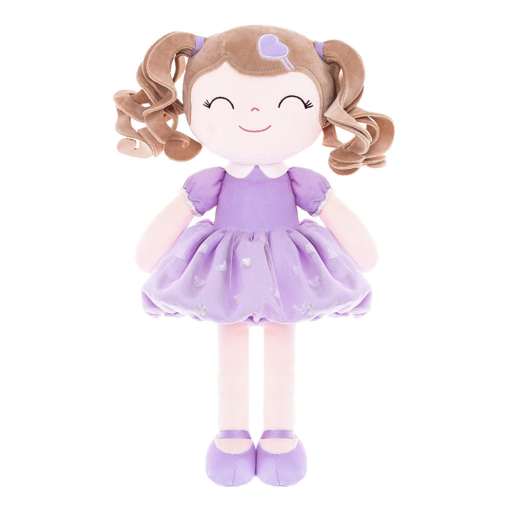 Baby Girl Heart Princess Doll with Curly Hair