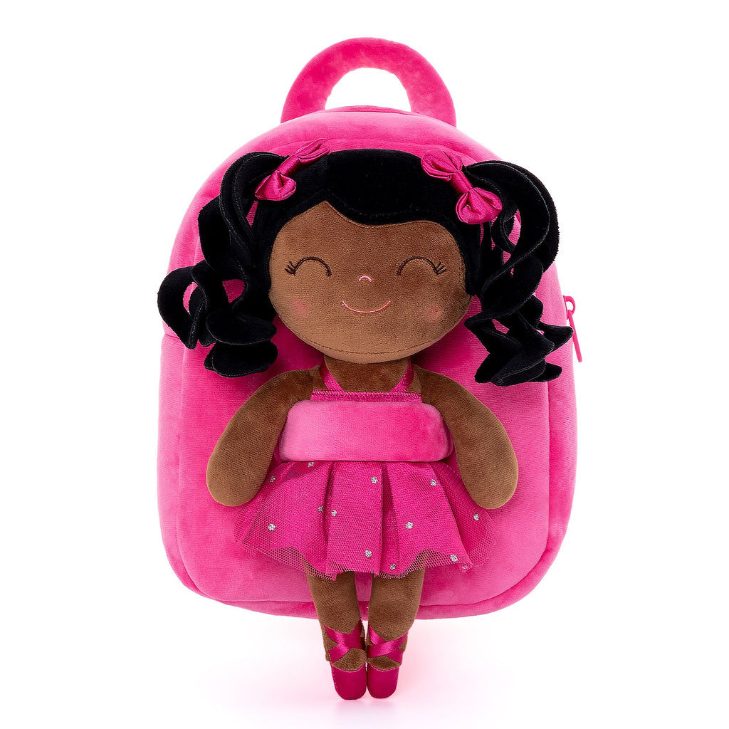 Baby Girl Ballerina Backpack with Doll