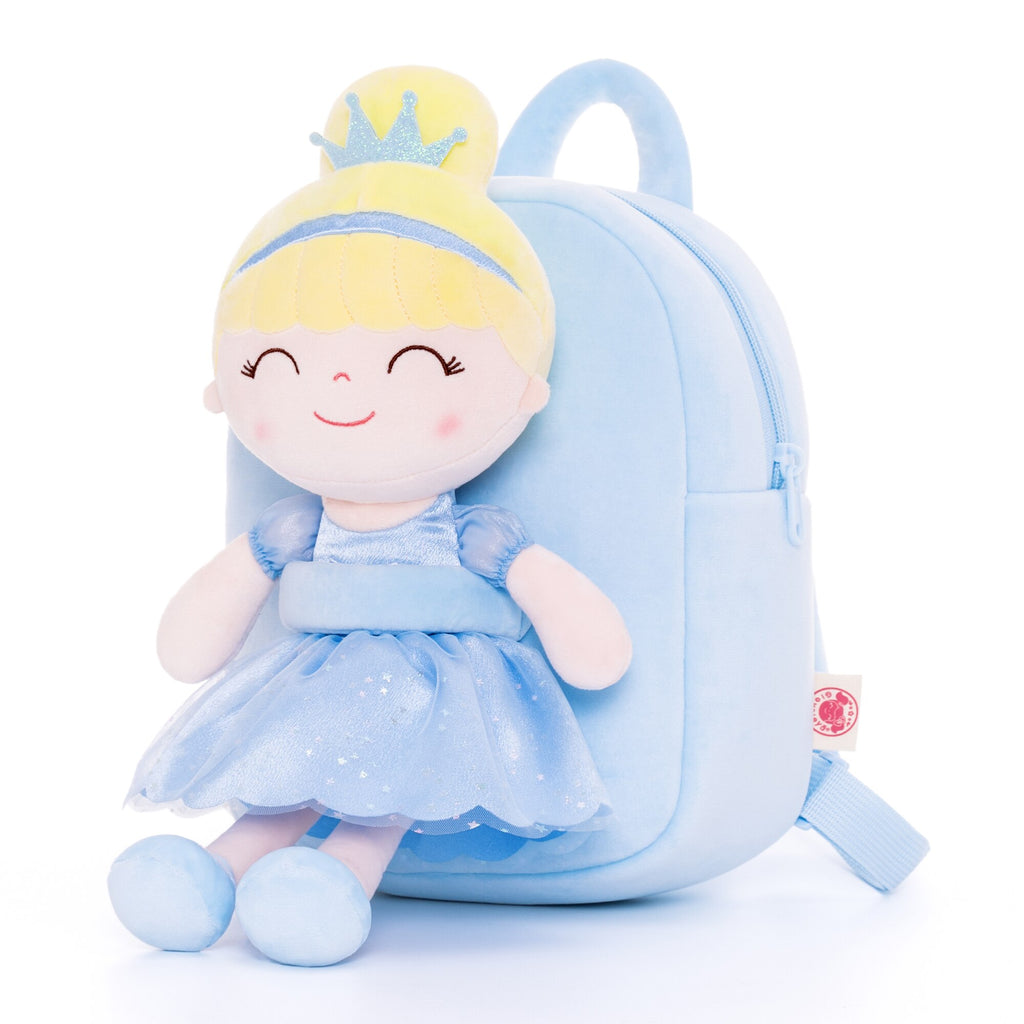 Baby Girl Movie Character Backpack with Doll