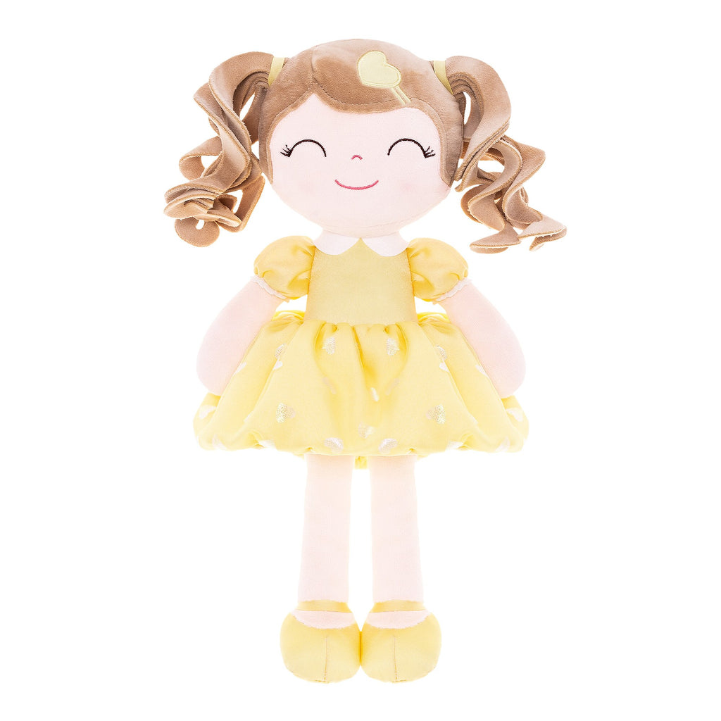 Baby Girl Heart Princess Doll with Curly Hair