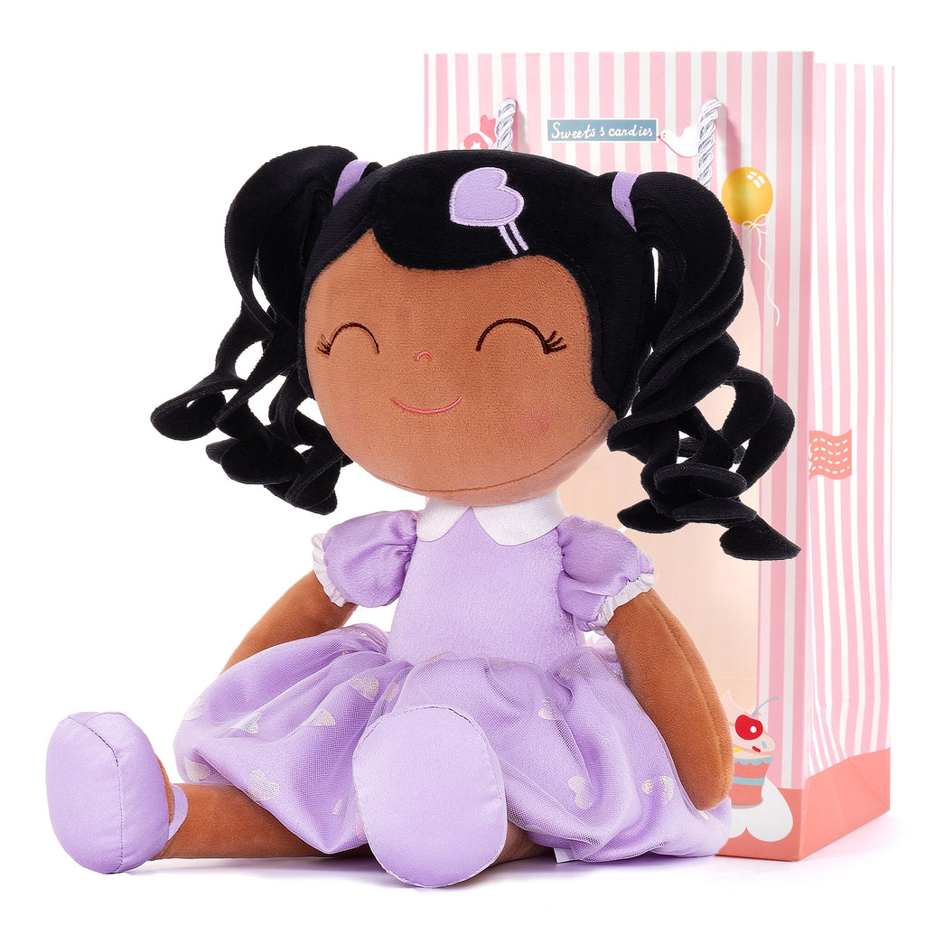 Baby Girl Heart Princess Doll with Curly Hair