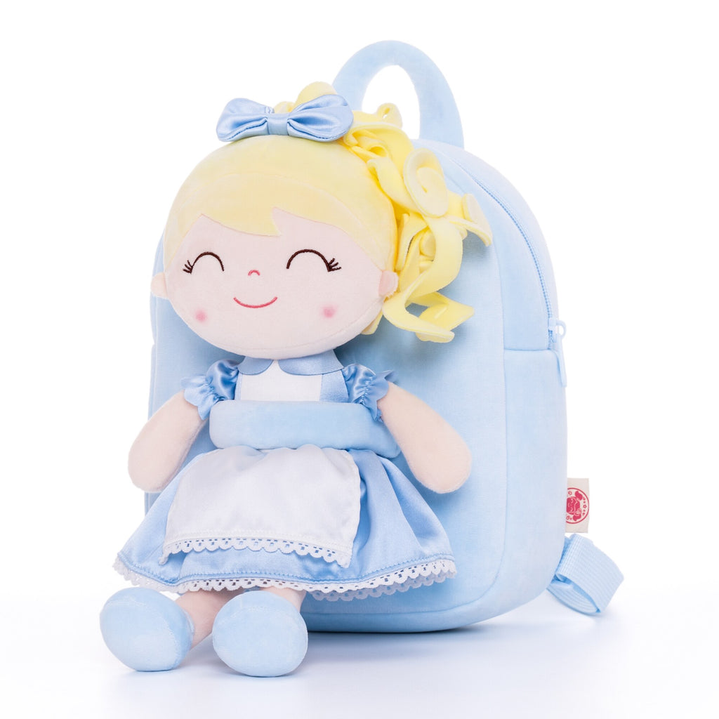 Baby Girl Movie Character Backpack with Doll