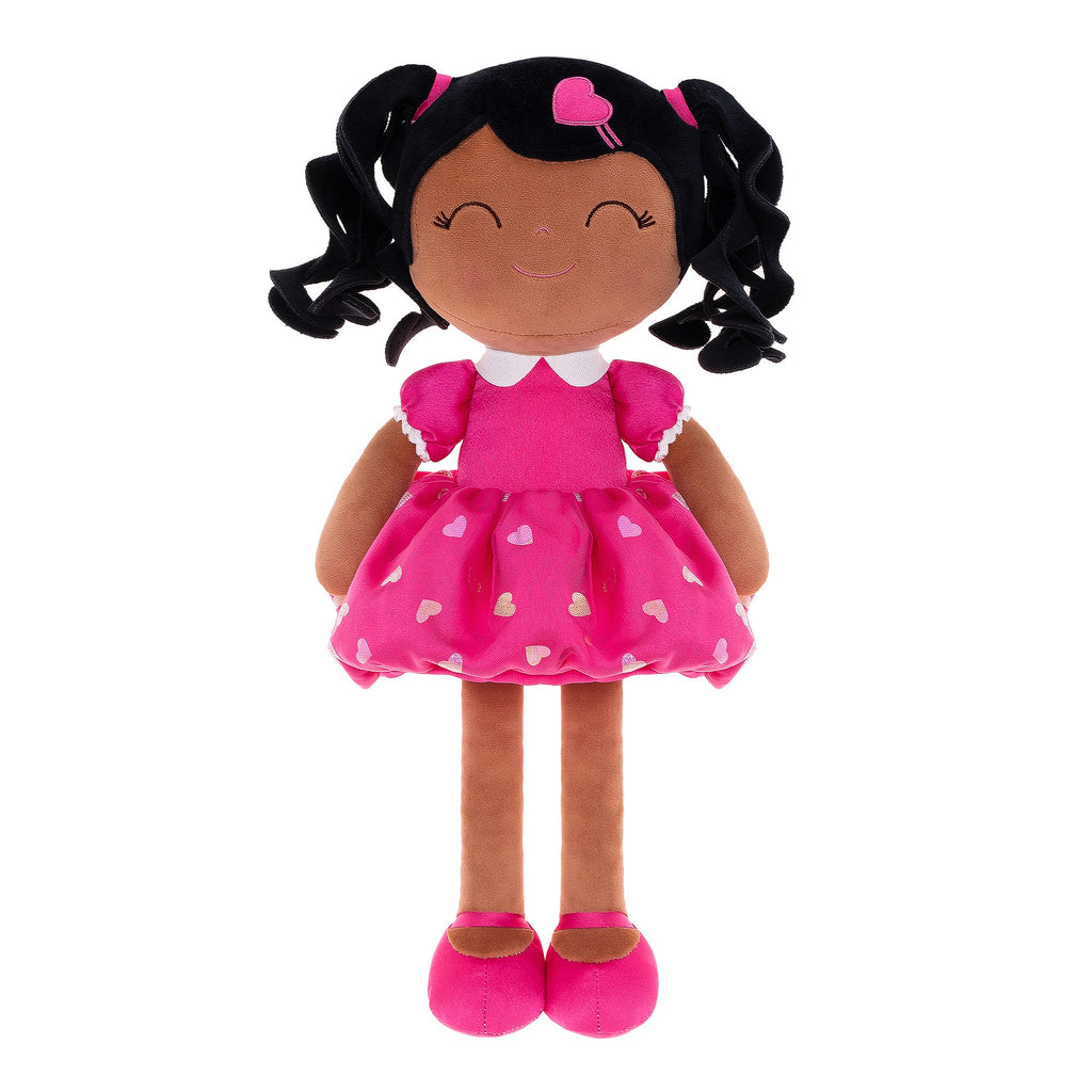 Baby Girl Heart Princess Doll with Curly Hair