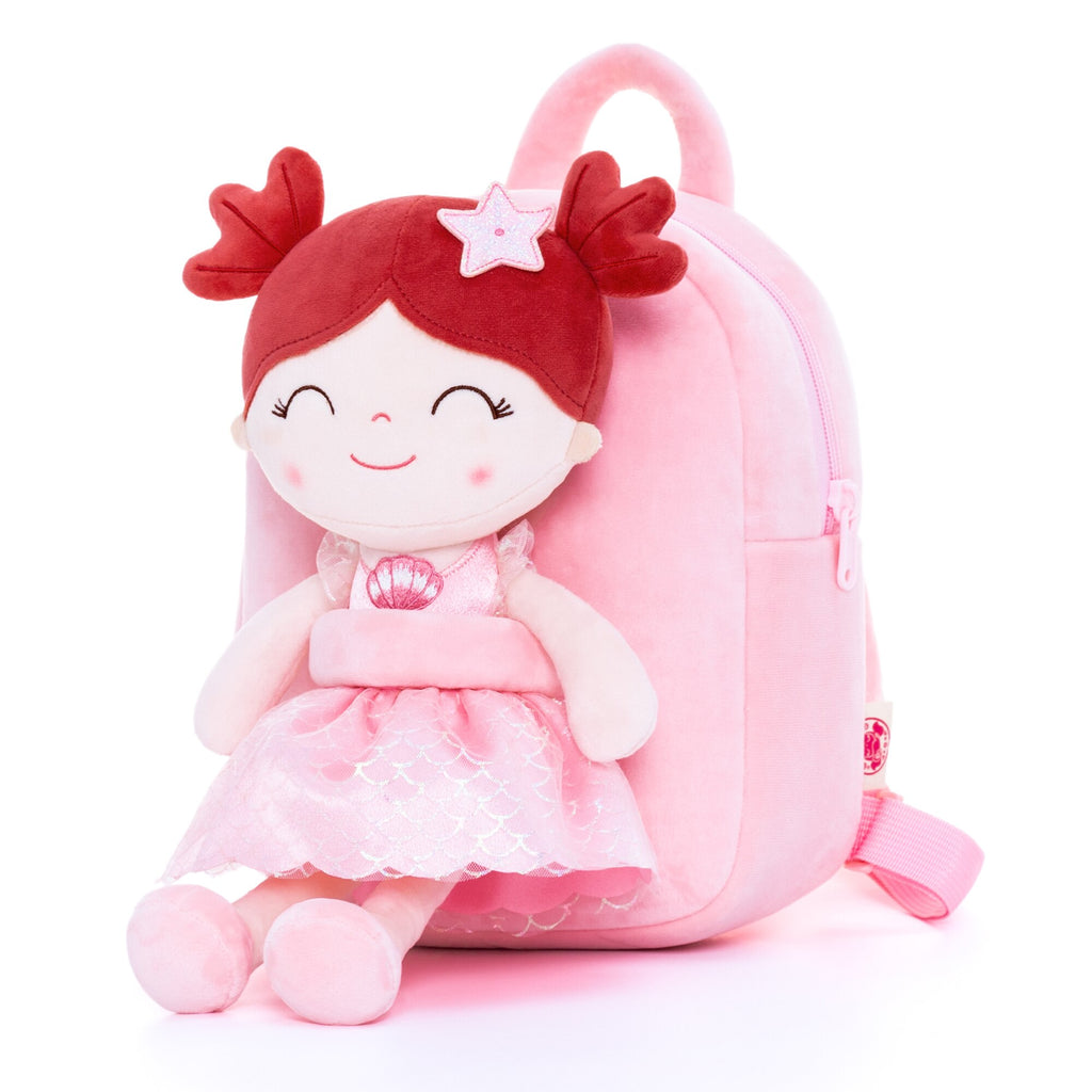 Baby Girl Movie Character Backpack with Doll