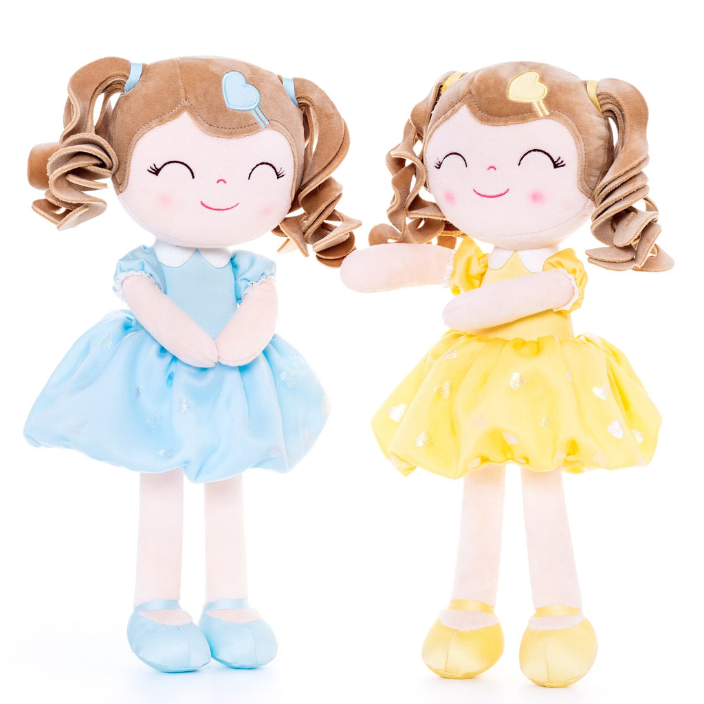 Baby Girl Heart Princess Doll with Curly Hair