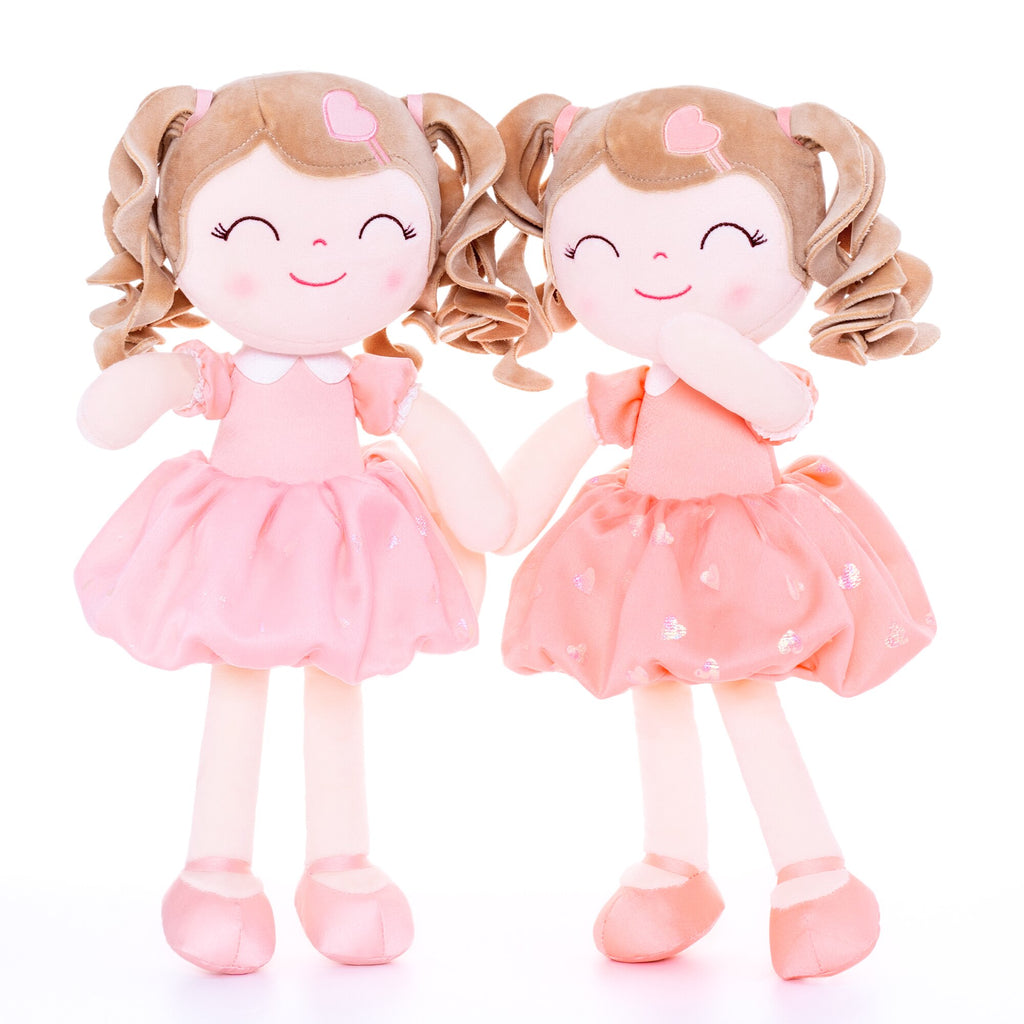 Baby Girl Heart Princess Doll with Curly Hair