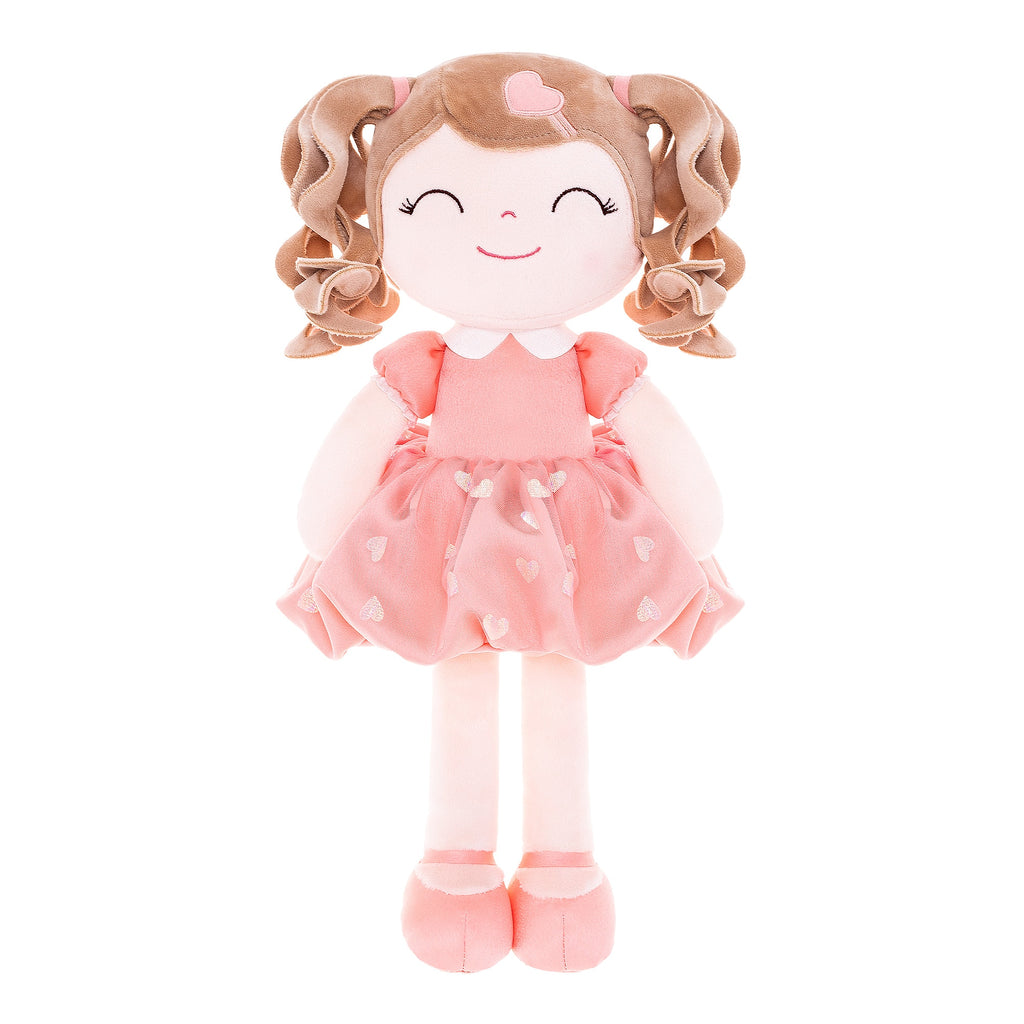 Baby Girl Heart Princess Doll with Curly Hair